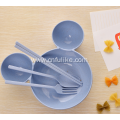 4-Pieces Mickey Mouse Shape Kids Tableware